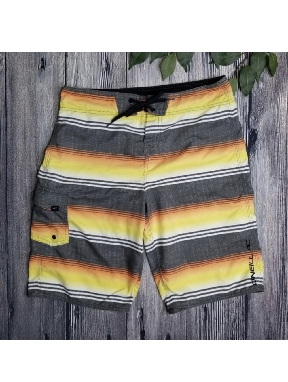 O"Neill Mens Striped Board Shorts